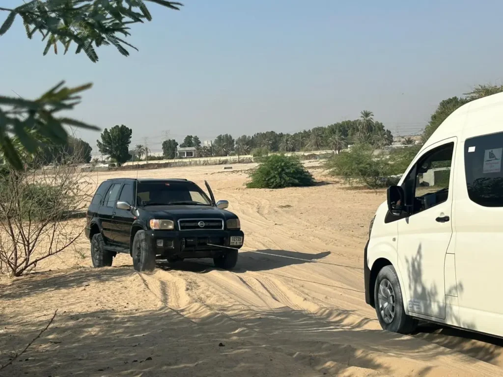 Quick Car Recovery- Desert pull out service